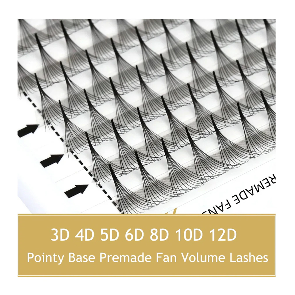 Eyelash Extension Review - RUJADE Pointy Narrow Base Premade Fans