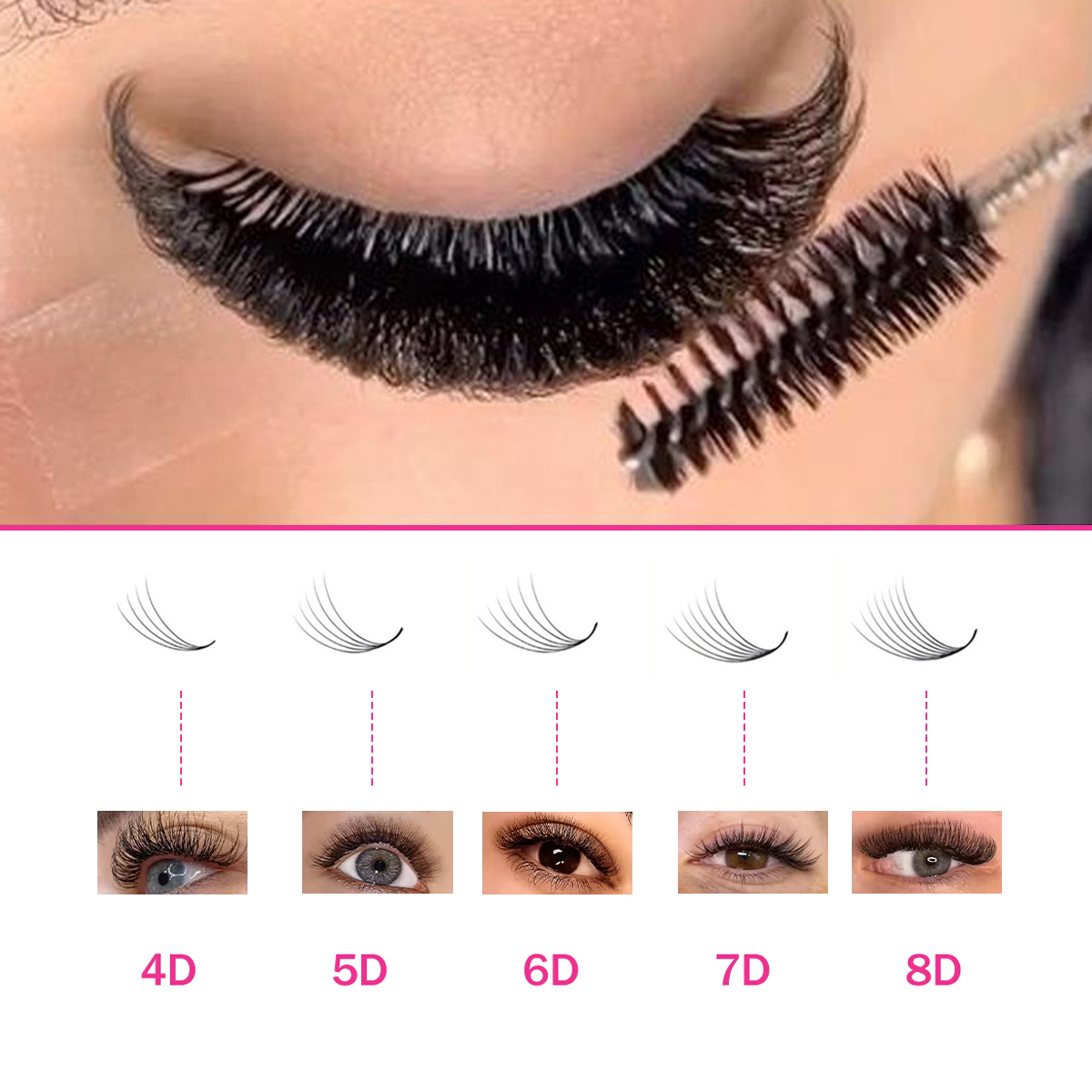 New Style Super Narrow Loose P - Eyelash Extension Medium ulasan dan harga