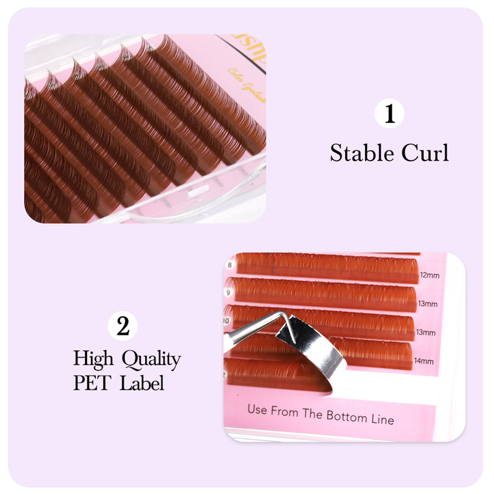0.05 0.07 Light/Medium/Dark Br - Eyelash Extension Medium ulasan dan harga