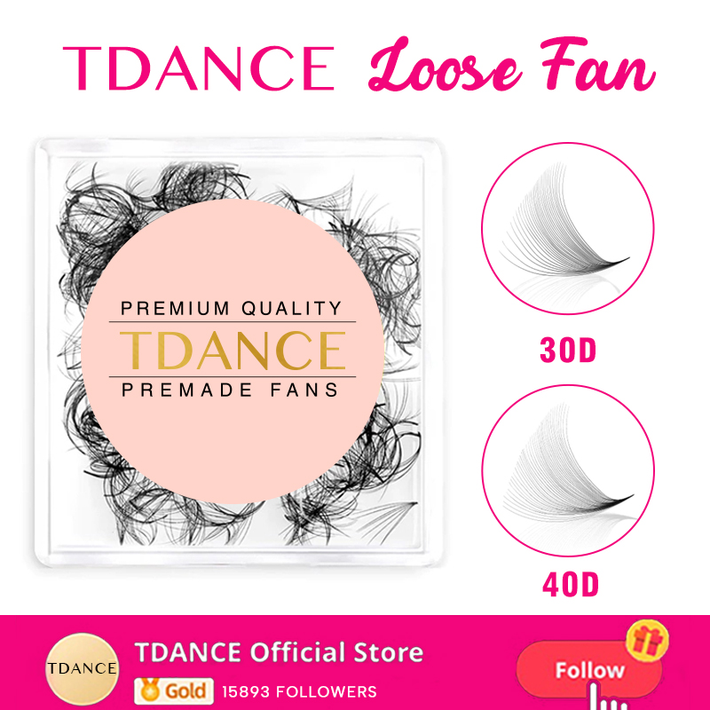 TDANCE 30D/40D Loose Fans Poin - Eyelash Extension Medium ulasan dan harga