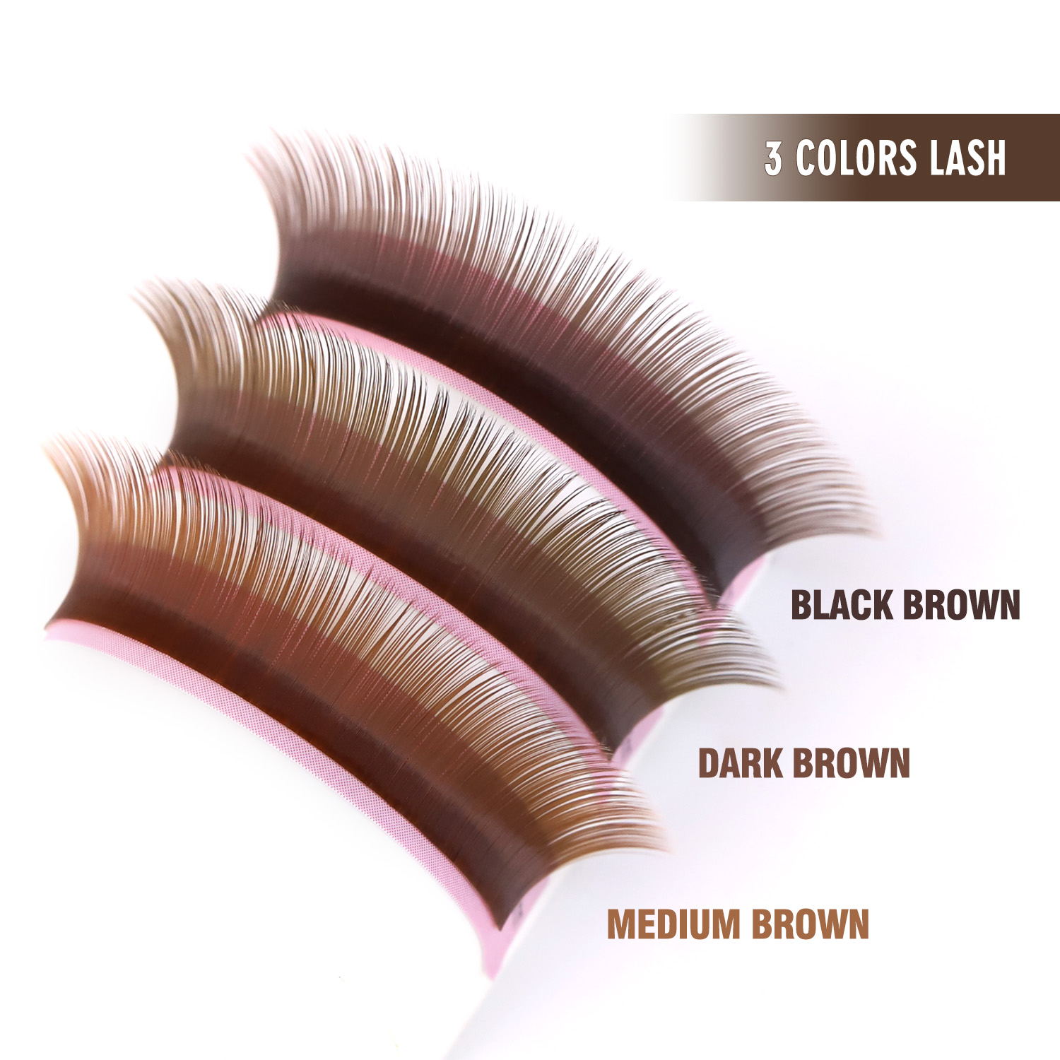 Lashprofessor L M Curl Brown I - Eyelash Extension Medium ulasan dan harga