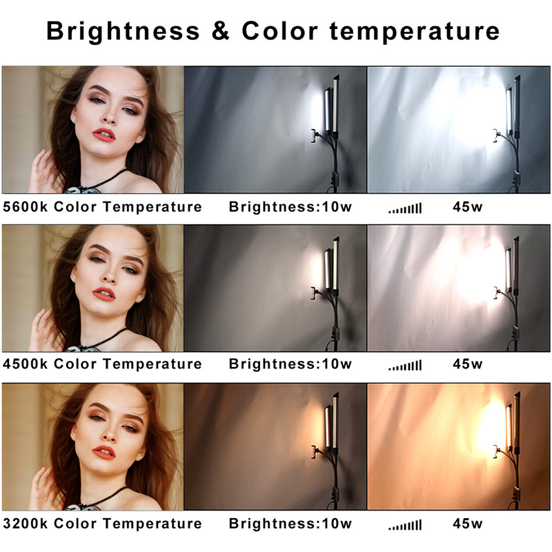 45W Flexible Double Arms LED F - Video Eyelash Extension ulasan dan harga