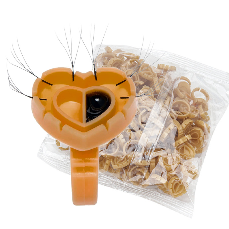 500PCS Glue Rings for Lash Ext - Eyelash Extension Volume Lashes ulasan dan harga