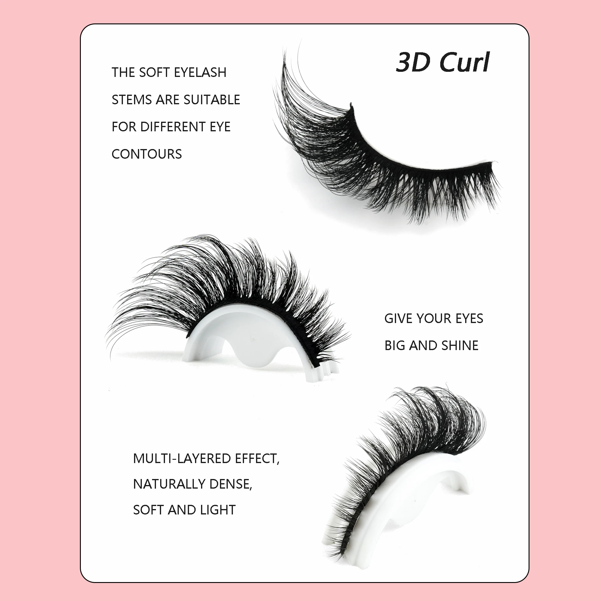 7 Pairs 5D Fluffy Wispy Cat Ey - Faux Mink Lash ulasan dan harga