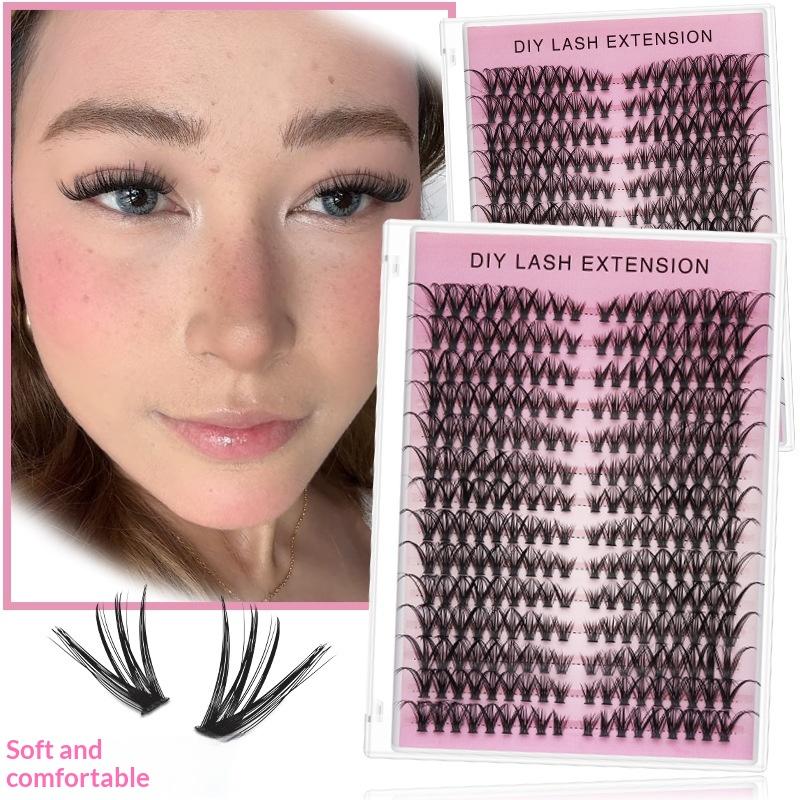 20pcs DIY False Eyelash Extens - Eyelash Extension Volume Lashes ulasan dan harga
