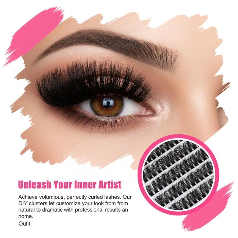 False Eyelash Cluster Individu - Eyelash Extension Volume Lashes ulasan dan harga