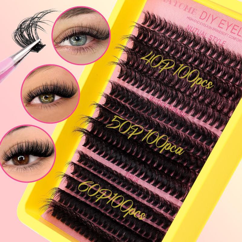 False Eyelash Cluster Individu - Eyelash Extension Volume Lashes ulasan dan harga