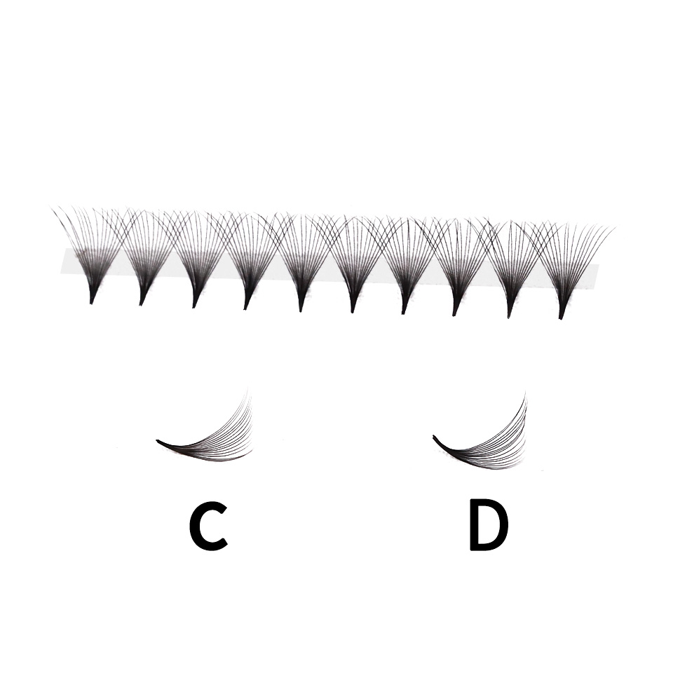 AGUUD 320 Fans Pointy Base Pre - Eyelash Extension Medium ulasan dan harga