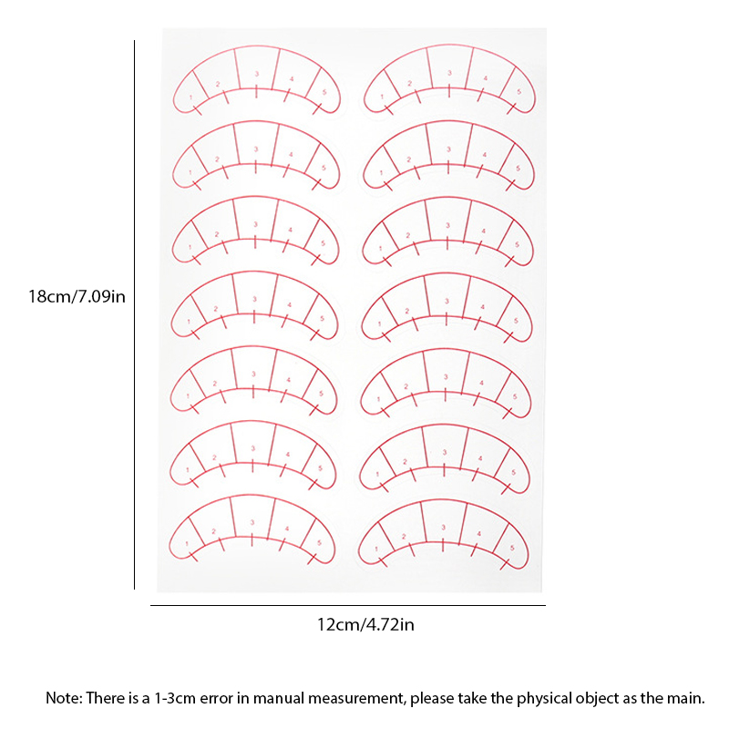 70/140 Pairs Lash Mapping Stic - Lash Mapping Sticker ulasan dan harga
