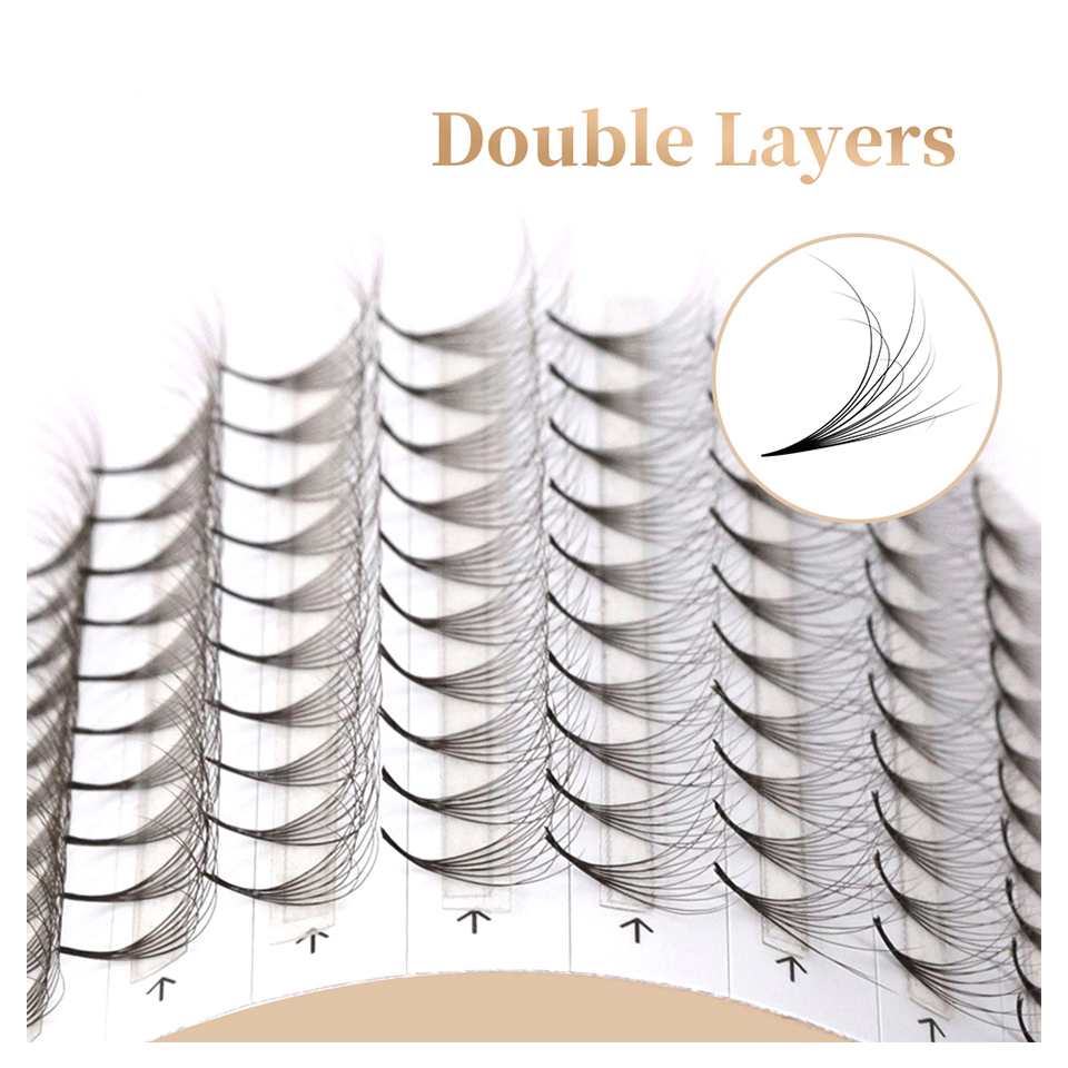 AGUUD Double Layer Pointy Base - Mega Volume Lash ulasan dan harga
