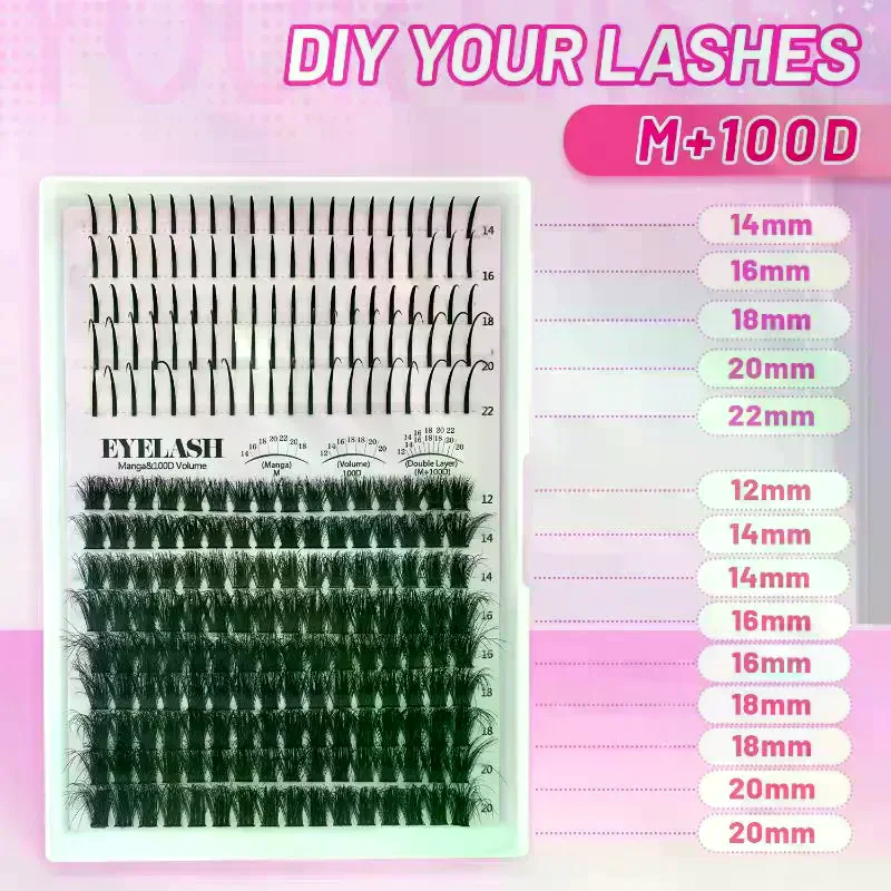 Lash Clusters Kit Lash Spikes  - Eyelash Extension Volume Lashes ulasan dan harga