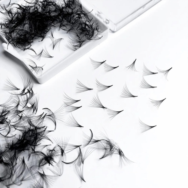 500 Fans Handmade Loose Premad - Eyelash Extension Medium ulasan dan harga