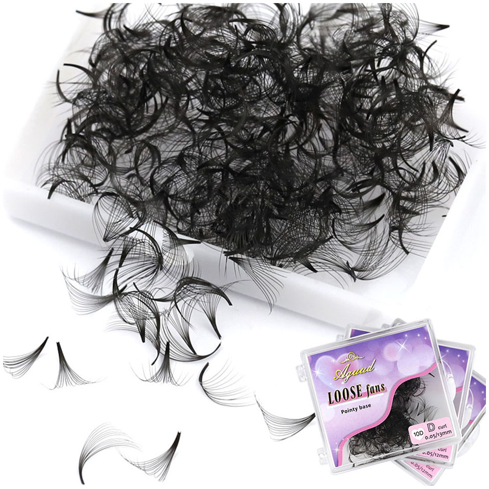 AGUUD 500 Fans Loose Fan Lashe - Eyelash Extension Medium ulasan dan harga