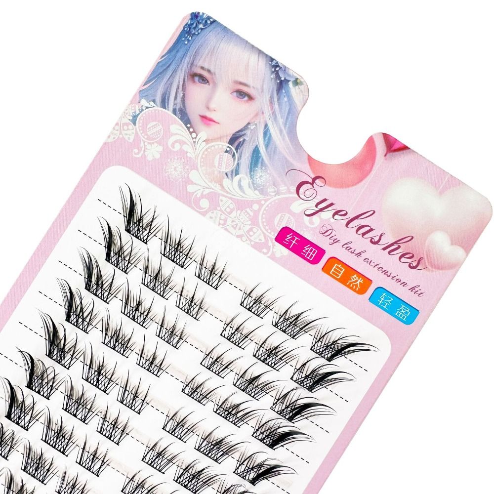 3D Cat Eye Clusters Lashes Nat - Eyelash Extension Equipment ulasan dan harga