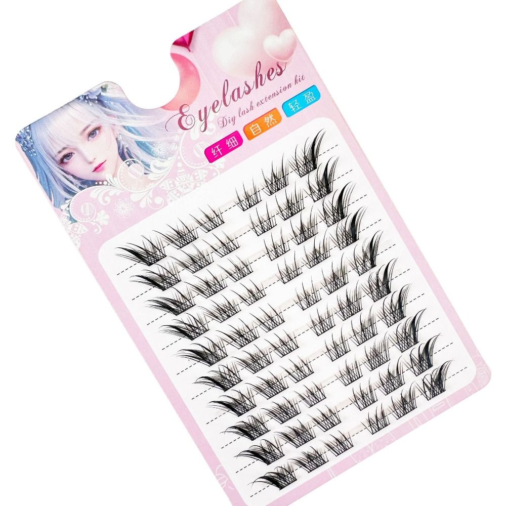 3D Cat Eye Clusters Lashes Nat - Eyelash Extension Equipment ulasan dan harga