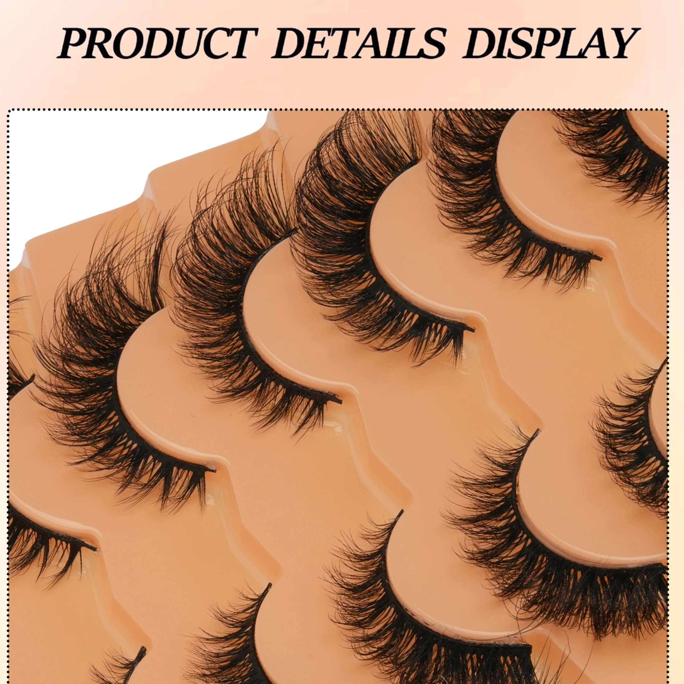 7 Pairs Faux Mink False Eyelas - Faux Mink Lash ulasan dan harga