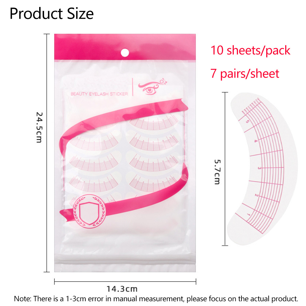 2/5 Packs Lash Mapping Sticker - Lash Mapping Sticker ulasan dan harga
