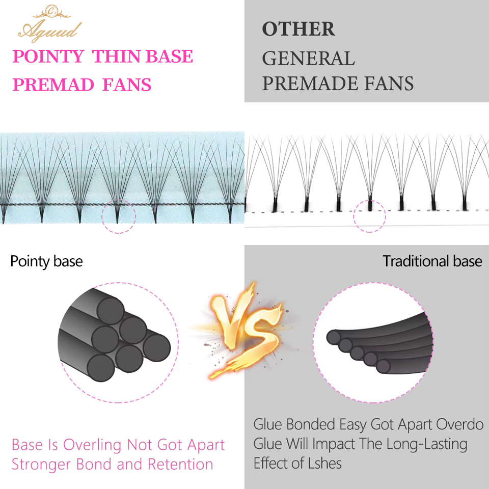 AGUUD 30d 40d Premade Fans Eye - Eyelash Extension Medium ulasan dan harga