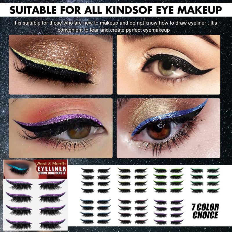 Waterproof Eyeliner Stickers w - Lash Mapping Sticker ulasan dan harga