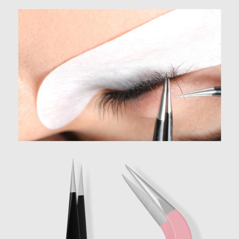 Stainless Steel Tweezers  Prec - Eyelash Extension Volume Lashes ulasan dan harga