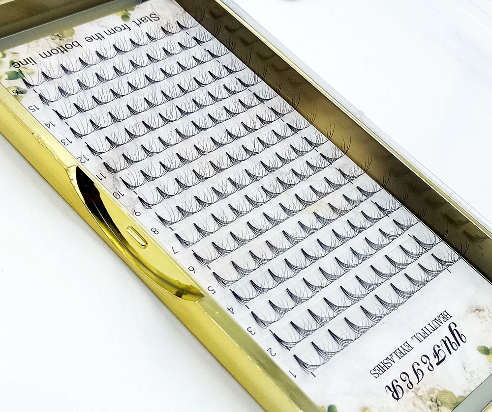 HBZGTLAD 16 Lines Premade Volu - Eyelash Extension Review ulasan dan harga